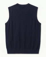 ZHILIFS | Men's V-Neck Sweater Vest — Navy
