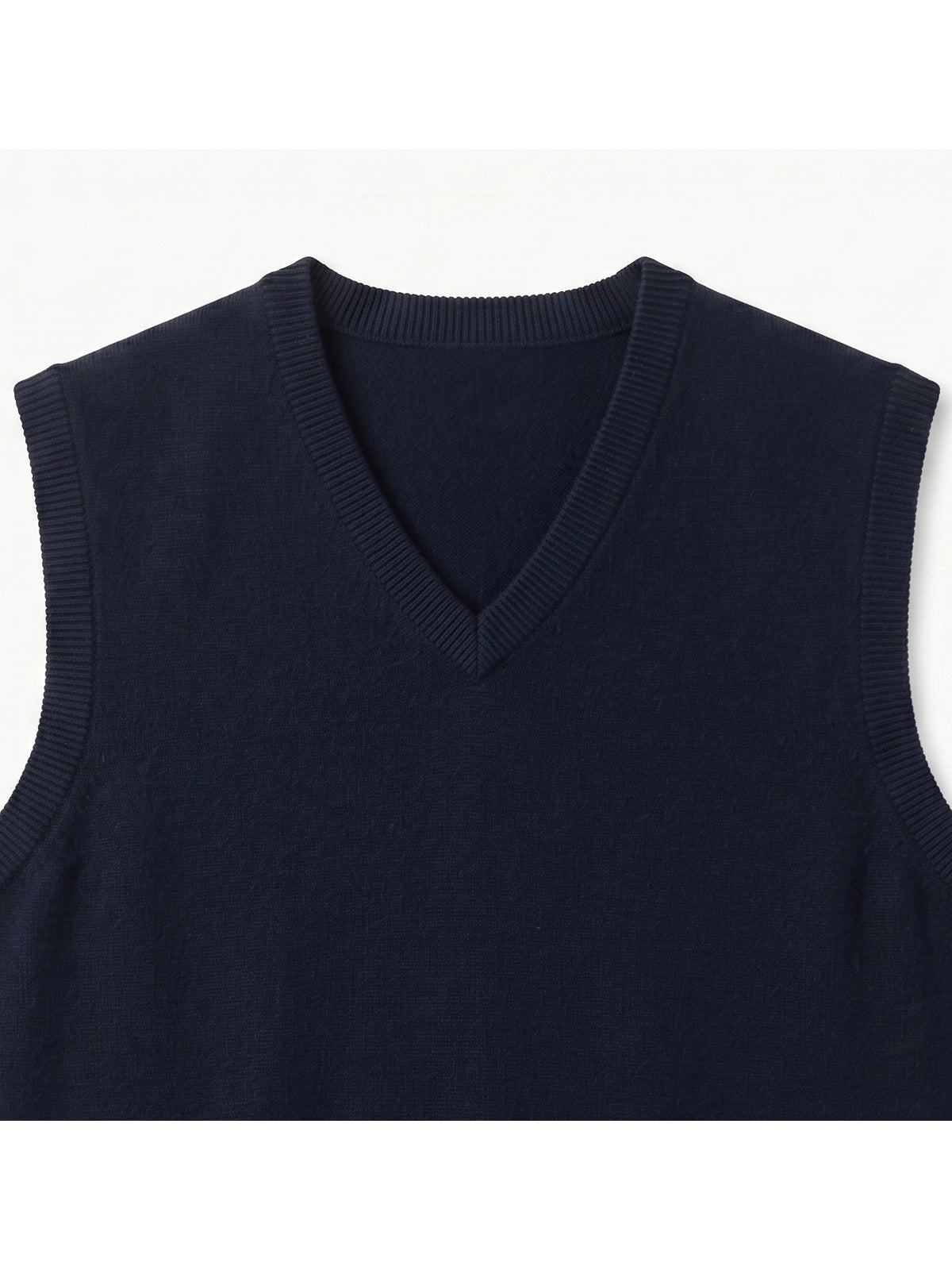ZHILIFS | Men's V-Neck Sweater Vest — Navy