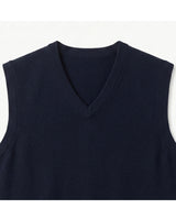 ZHILIFS | Men's V-Neck Sweater Vest — Navy