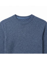 ZHILIFS | Men's Crew Neck Pullover — Blue