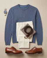 ZHILIFS | Men's Crew Neck Pullover — Blue