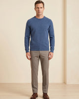 ZHILIFS | Men's Crew Neck Pullover — Blue