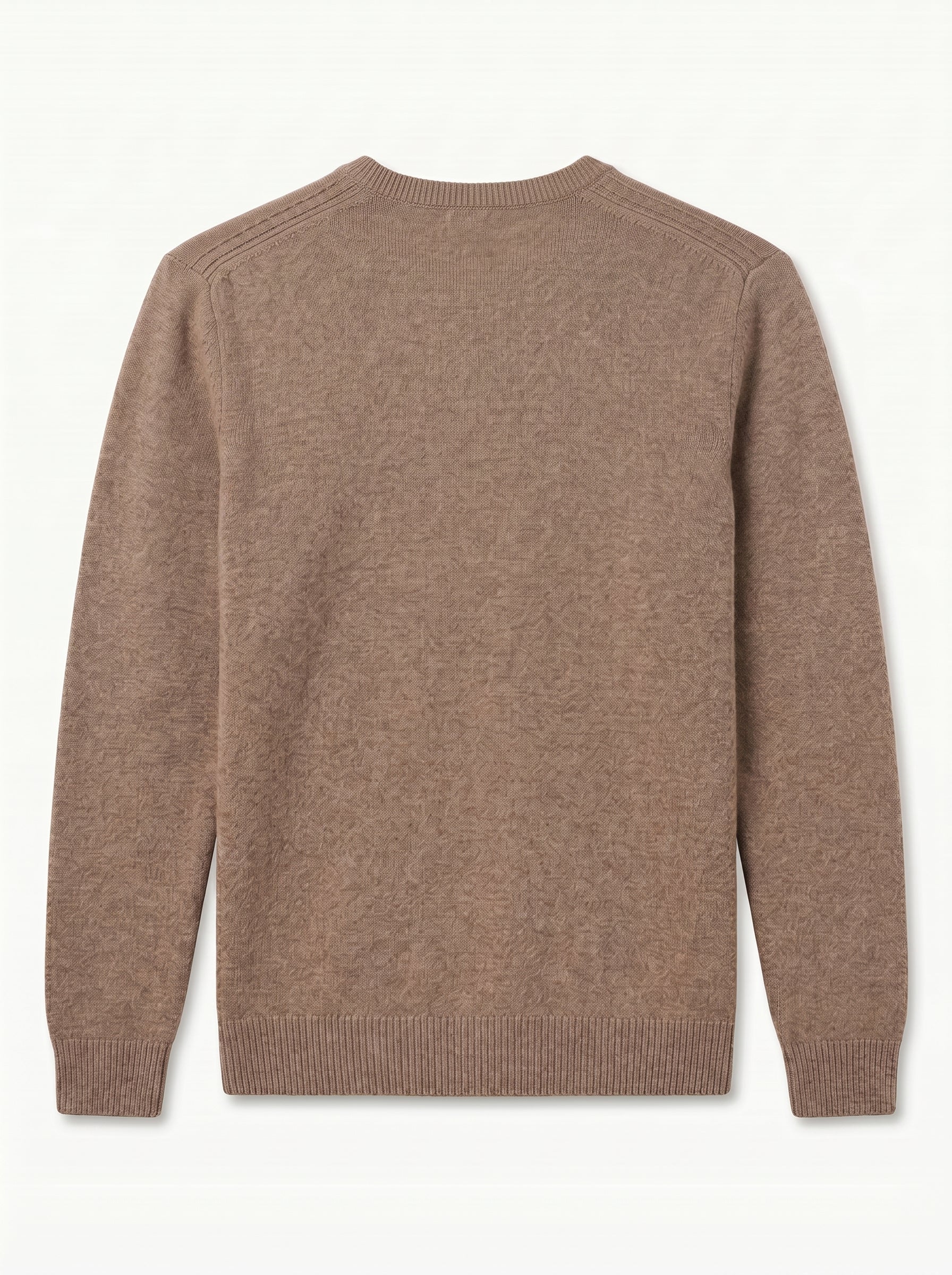 ZHILIFS | Men's Crew Neck Pullover — Camel