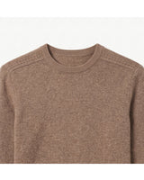 ZHILIFS | Men's Crew Neck Pullover — Camel