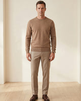 ZHILIFS | Men's Crew Neck Pullover — Camel