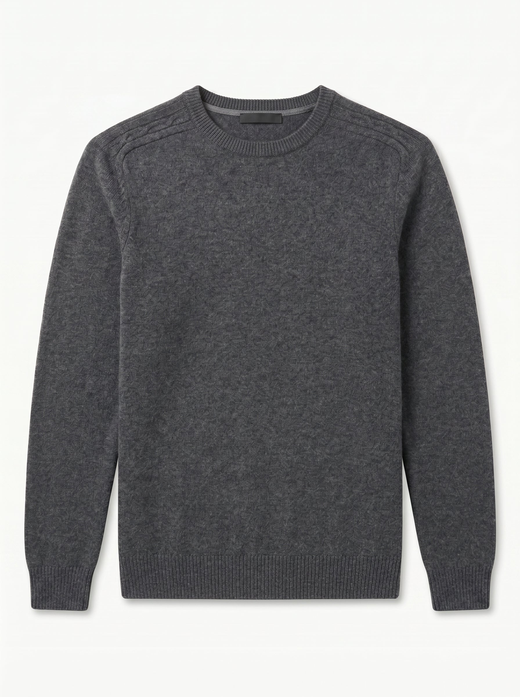 ZHILIFS | Men's Crew Neck Pullover — Dark grey