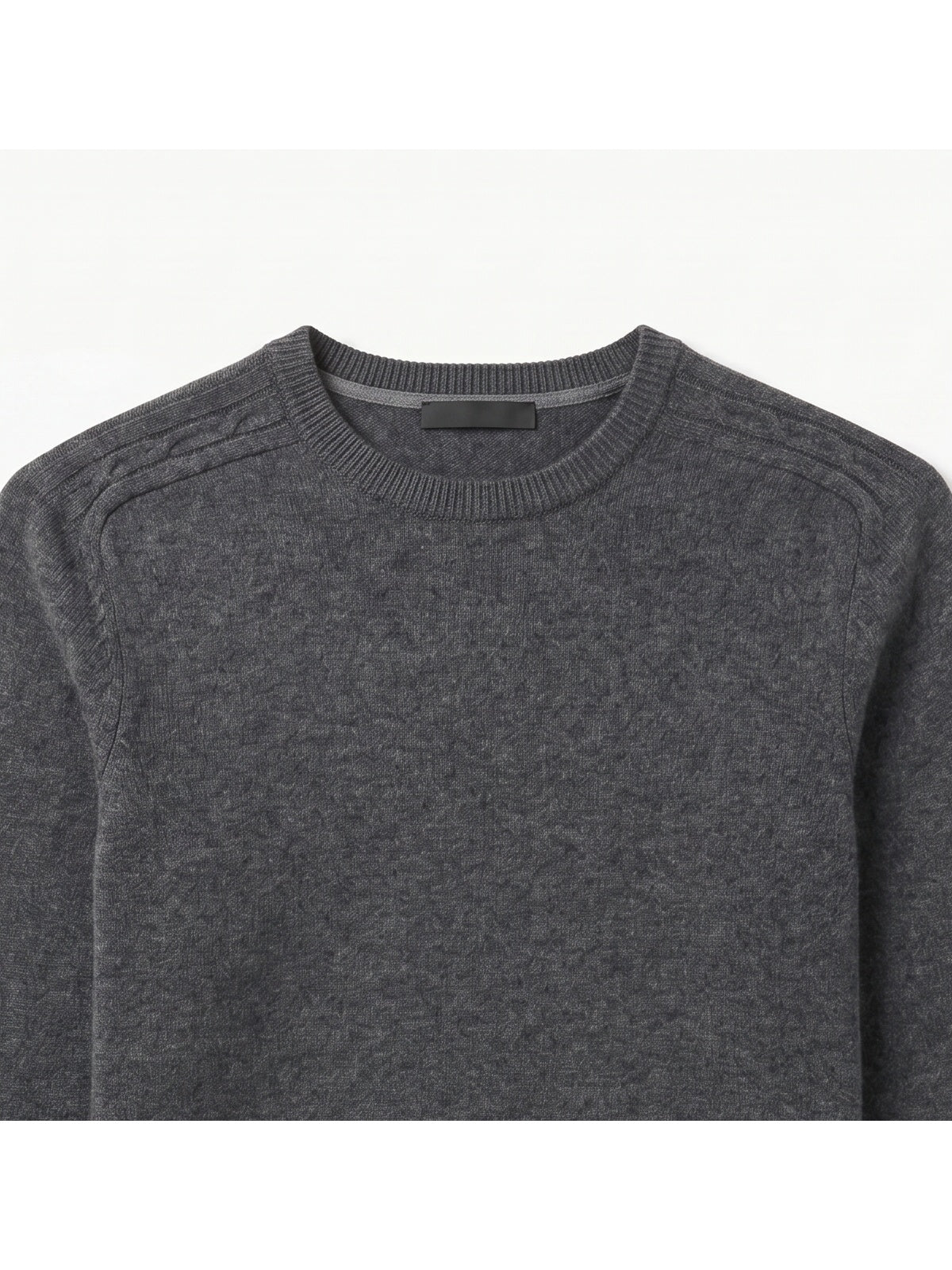 ZHILIFS | Men's Crew Neck Pullover — Dark grey