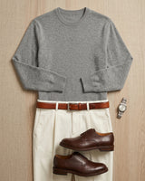 ZHILIFS | Men's Crew Neck Pullover — Grey