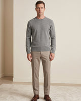 ZHILIFS | Men's Crew Neck Pullover — Grey