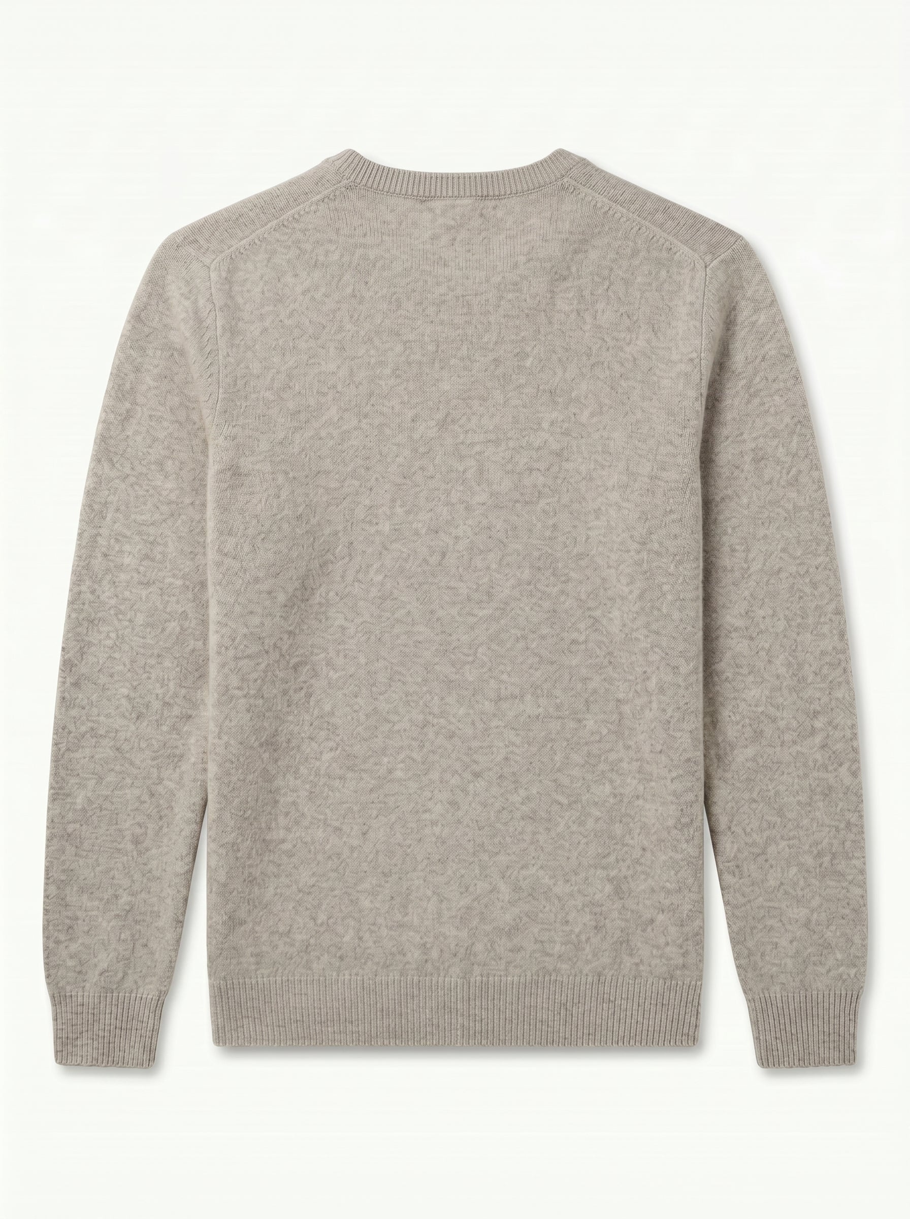 ZHILIFS | Men's Crew Neck Pullover — Light brown