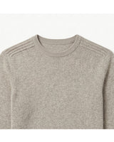 ZHILIFS | Men's Crew Neck Pullover — Light brown