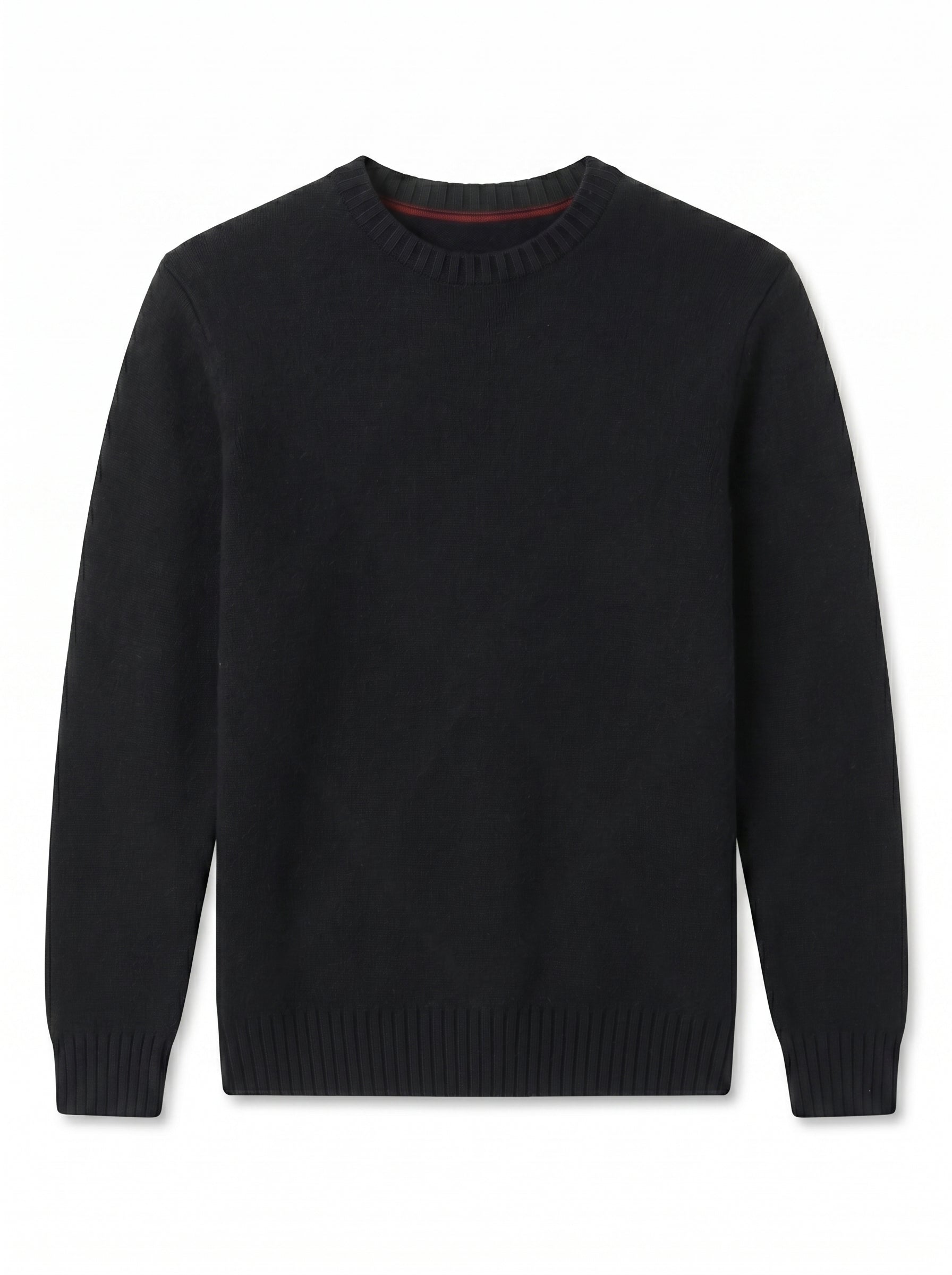 ZHILIFS | Men's Crew Neck Pullover — Black