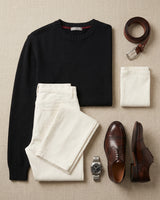 ZHILIFS | Men's Crew Neck Pullover — Black