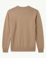 ZHILIFS | Men's Crew Neck Pullover — Camel