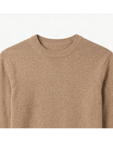 ZHILIFS | Men's Crew Neck Pullover — Camel