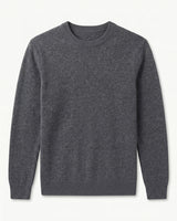 ZHILIFS | Men's Crew Neck Pullover — Dark grey