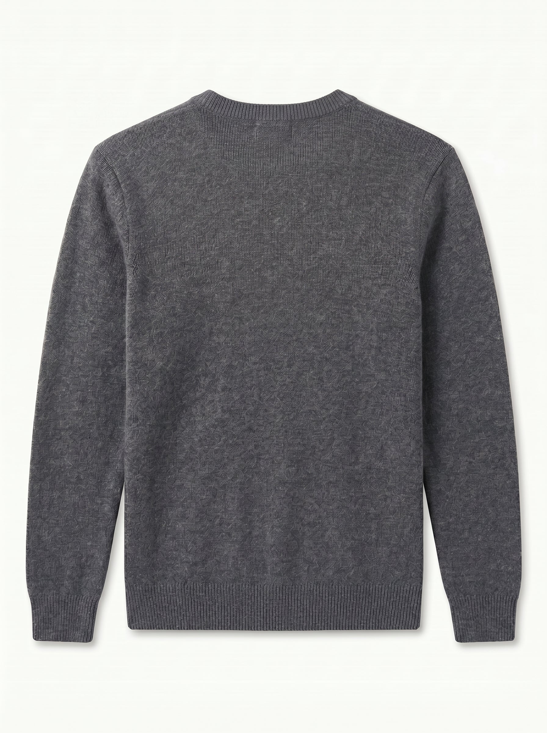 ZHILIFS | Men's Crew Neck Pullover — Dark grey