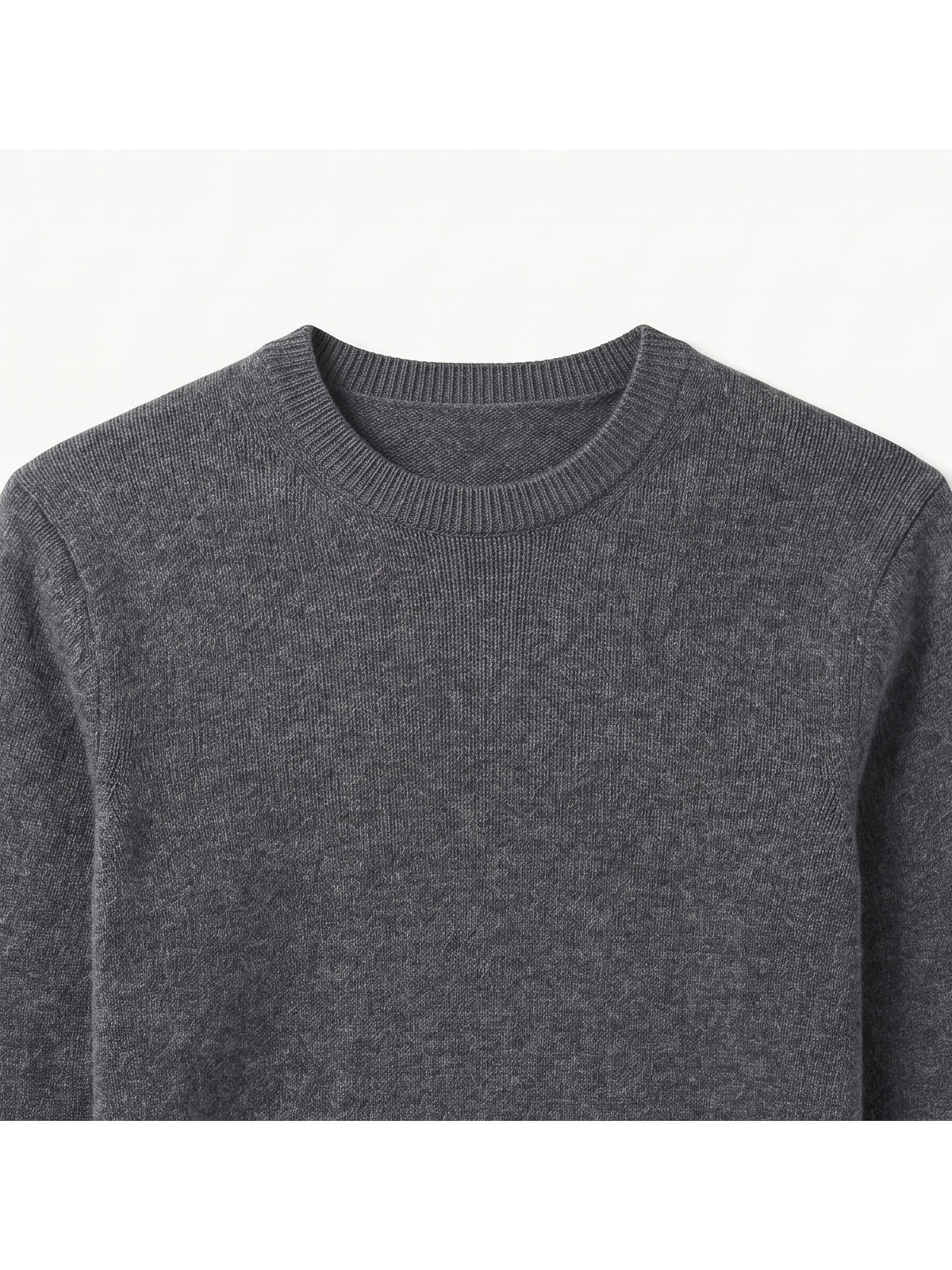 ZHILIFS | Men's Crew Neck Pullover — Dark grey