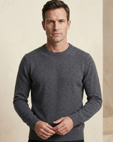 ZHILIFS | Men's Crew Neck Pullover — Dark grey