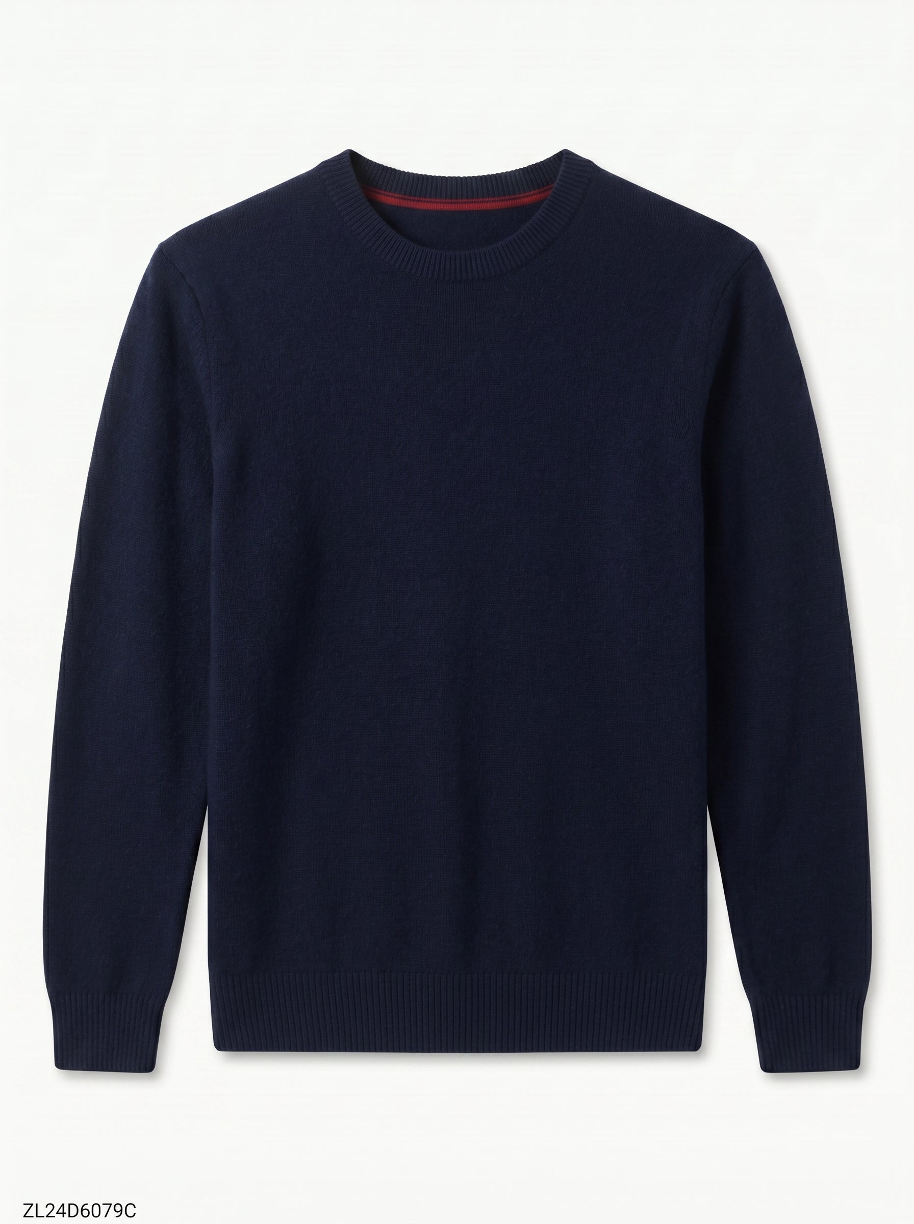 ZHILIFS | Men's Crew Neck Pullover — Navy