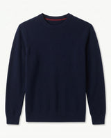 ZHILIFS | Men's Crew Neck Pullover — Navy