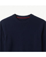 ZHILIFS | Men's Crew Neck Pullover — Navy