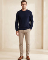 ZHILIFS | Men's Crew Neck Pullover — Navy