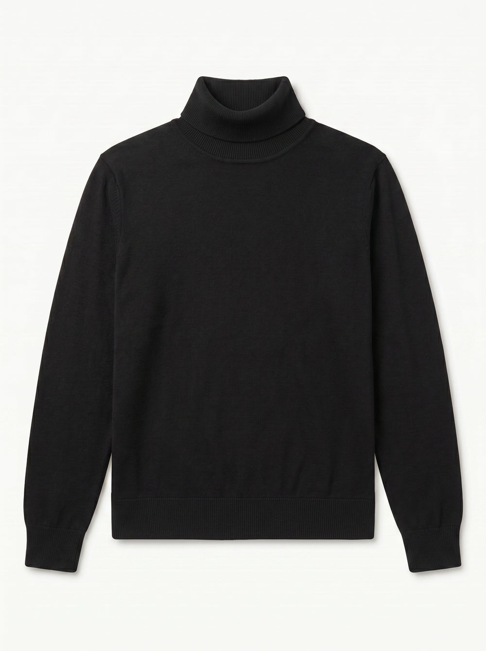 ZHILIFS | Men's Turtleneck Pullover — Black