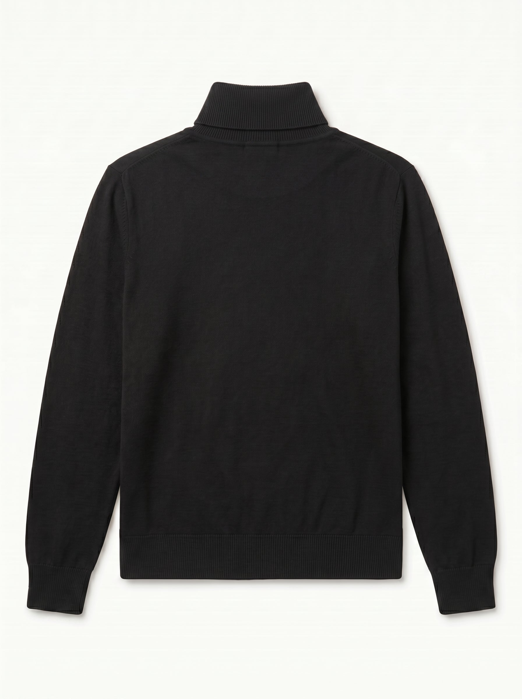 ZHILIFS | Men's Turtleneck Pullover — Black