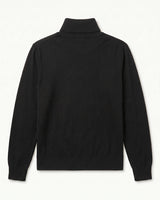 ZHILIFS | Men's Turtleneck Pullover — Black