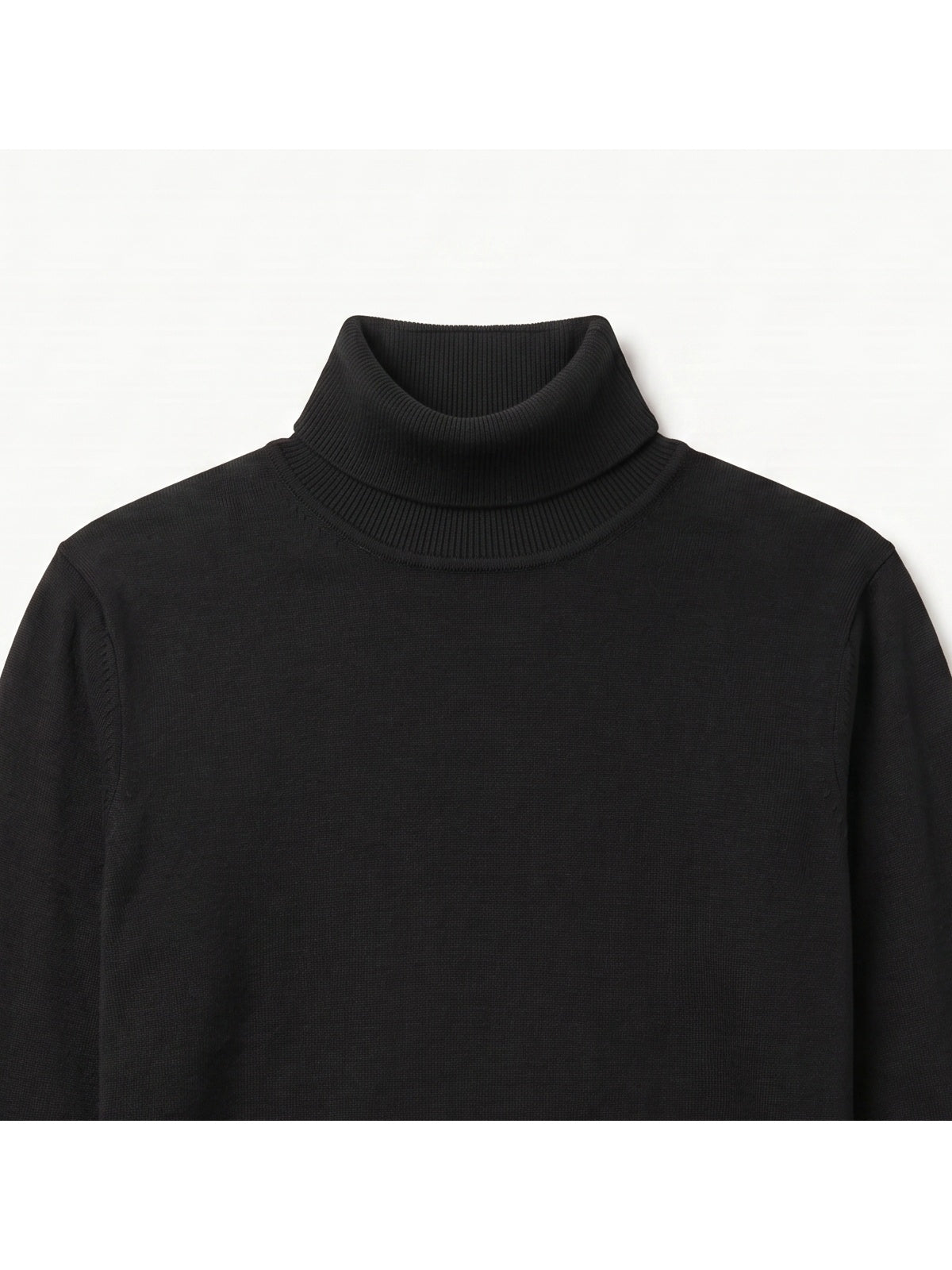 ZHILIFS | Men's Turtleneck Pullover — Black