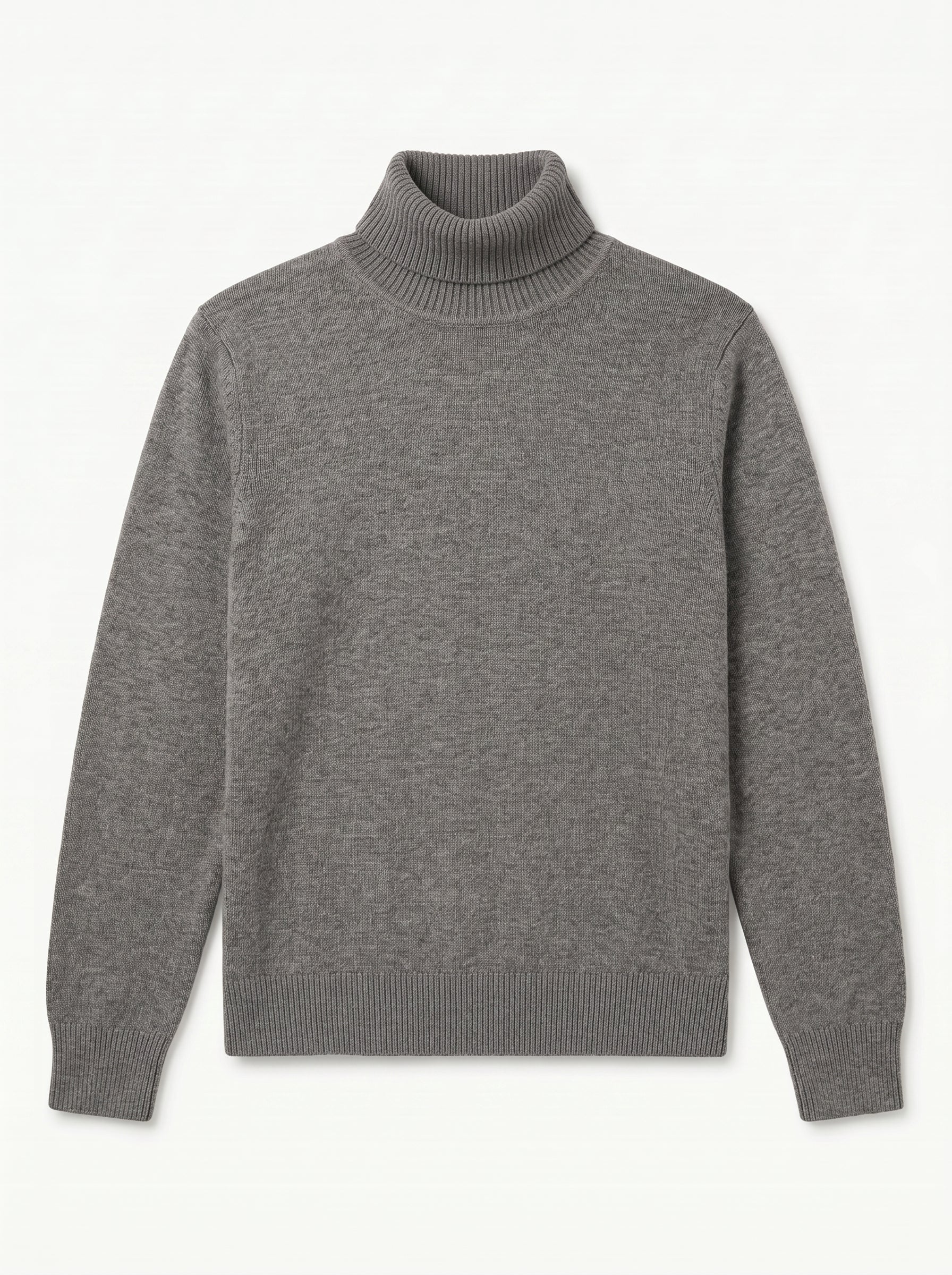 ZHILIFS | Men's Turtleneck Pullover — Grey