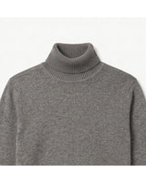 ZHILIFS | Men's Turtleneck Pullover — Grey