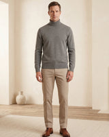 ZHILIFS | Men's Turtleneck Pullover — Grey