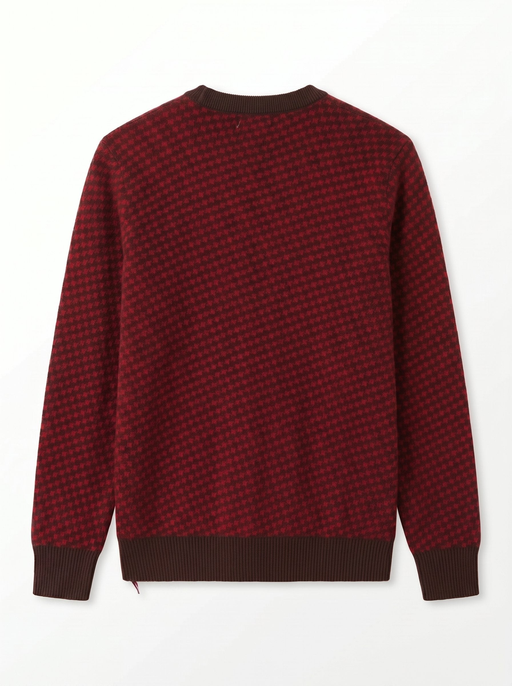 Men's Cashmere Crew Neck Sweater — Red