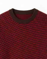 Men's Cashmere Crew Neck Sweater — Red