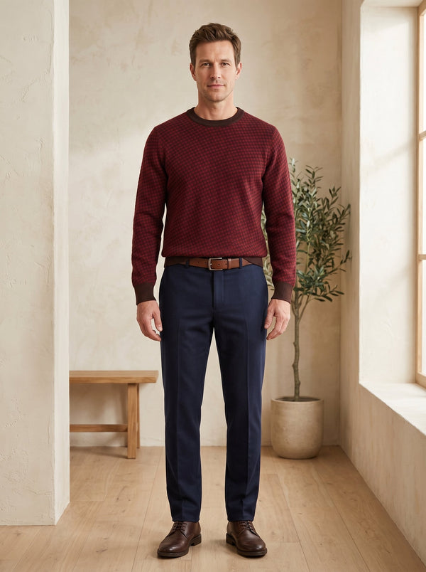 Men's Cashmere Crew Neck Sweater
