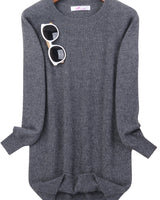 Women's Multi-Color Cashmere Sweater Dress