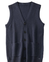 V-Neck Knit Sweater Vest