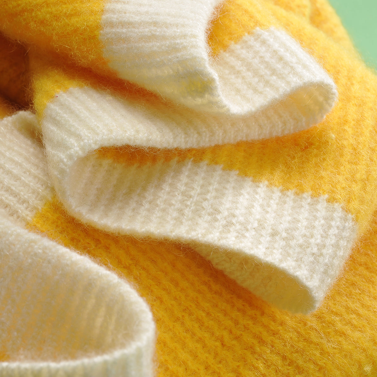 Women's Yellow Knit Cardigan