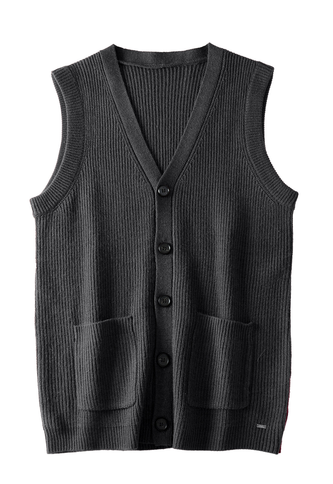 V-Neck Knit Sweater Vest