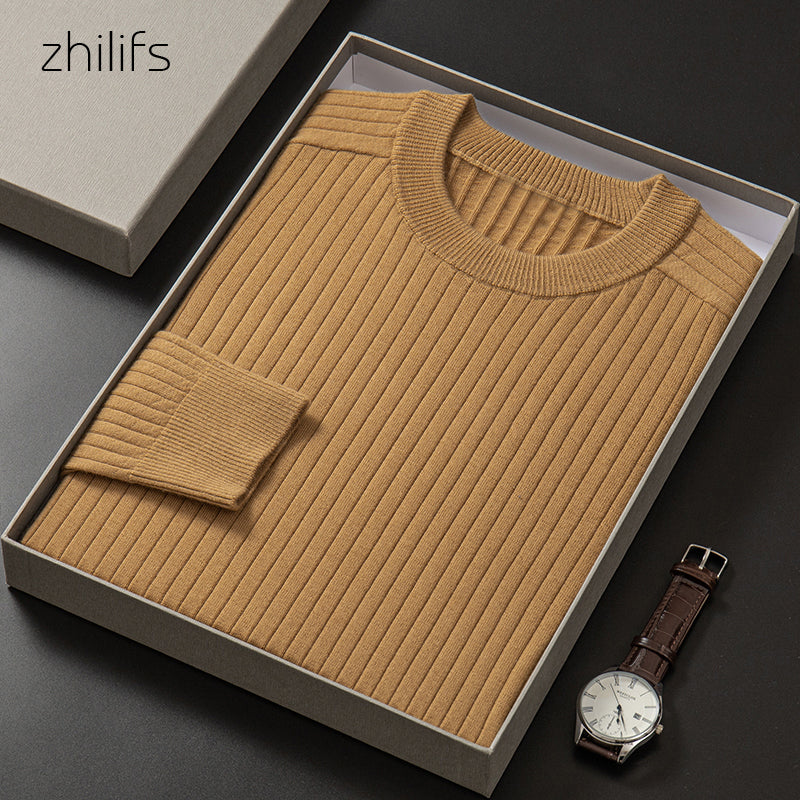 【TODAYFUL】keyneck Wool best ZHILIFS Men's O-Neck Sweater Autumn Winter Men's Rollneck
