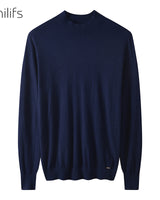 Solid Turtleneck Sweater