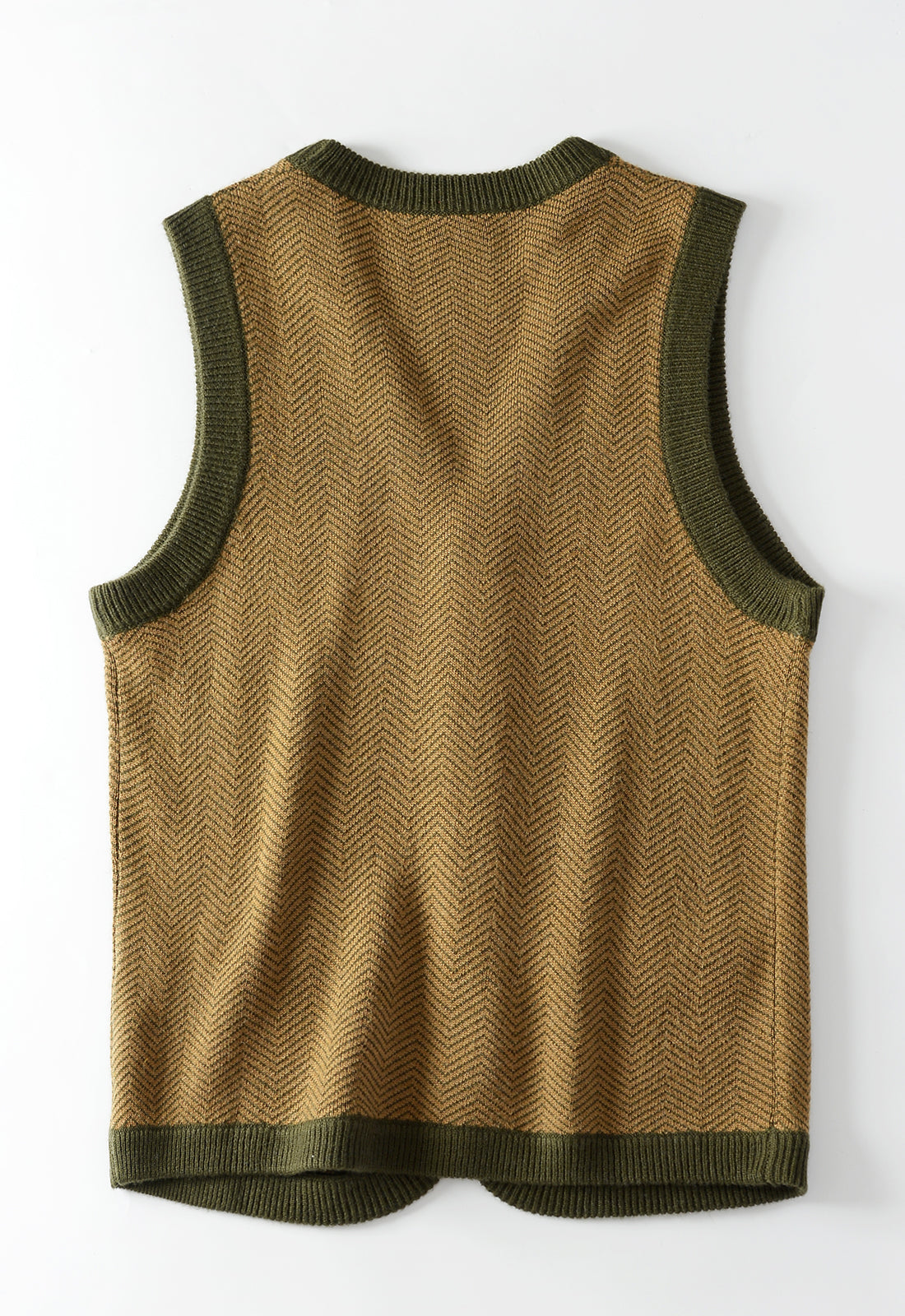Solid Knit Sweater Vest
