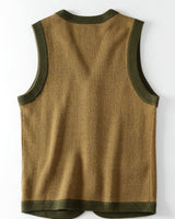 Solid Knit Sweater Vest