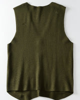 Herringbone V-Neck Sweater Vest