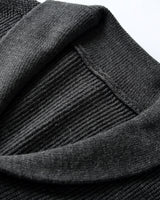 Cable Knit Shawl Collar Cardigan