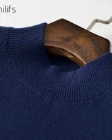 Solid Turtleneck Sweater