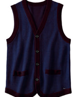 Solid Knit Sweater Vest