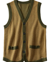 Solid Knit Sweater Vest